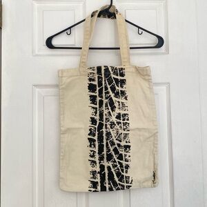 Vintage YSL Canvas Tote Bag Tire Treads